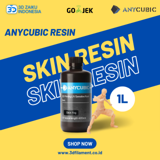 Anycubic Skin Resin Color 3D Printer Refill 1 Liter Stok Baru